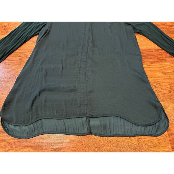 Simply Vera Vera Wang Women’s Long Sleeve Tunic Top Emerald Green Size XL - Picture 5 of 7
